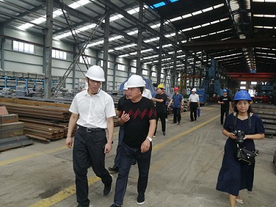区领导来我司视察